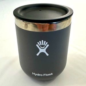 Hydro Flask charcoal grey wine tumbler